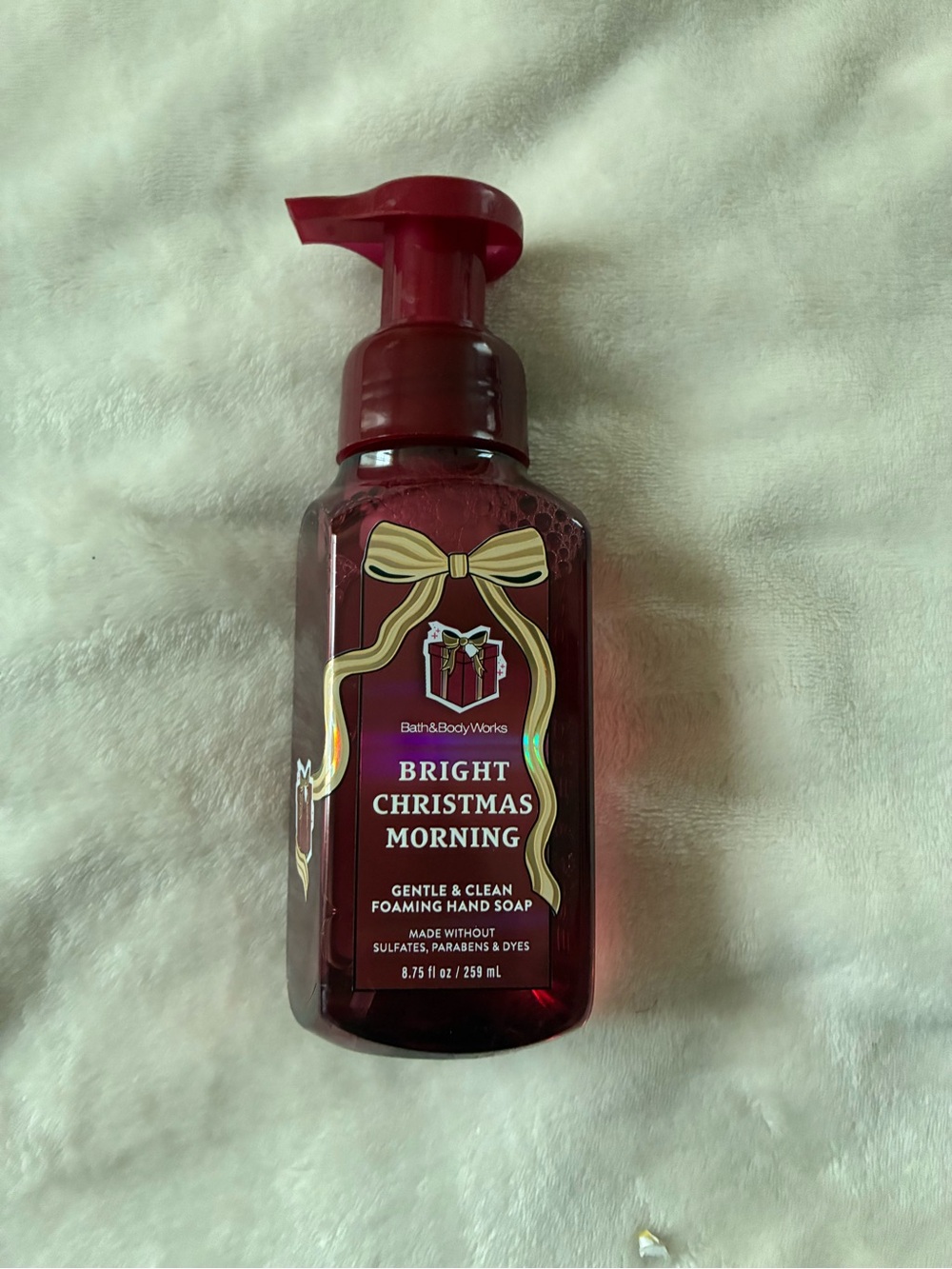 Bath & Body Works Bright Christmas Morning Foaming Hand Soap - Red